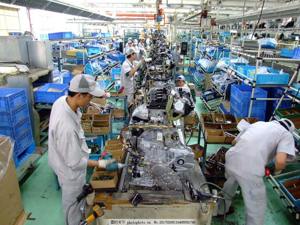工業生產工廠工人圖片
